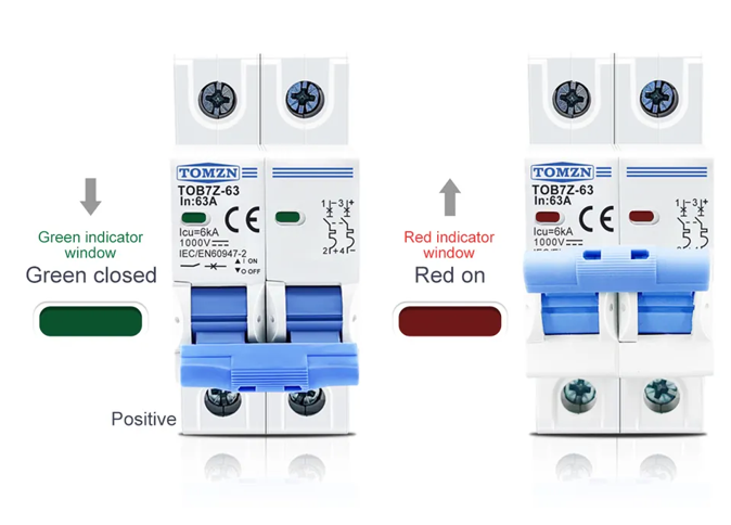 Tomzn DC Breaker 1000V 2P - Image 2