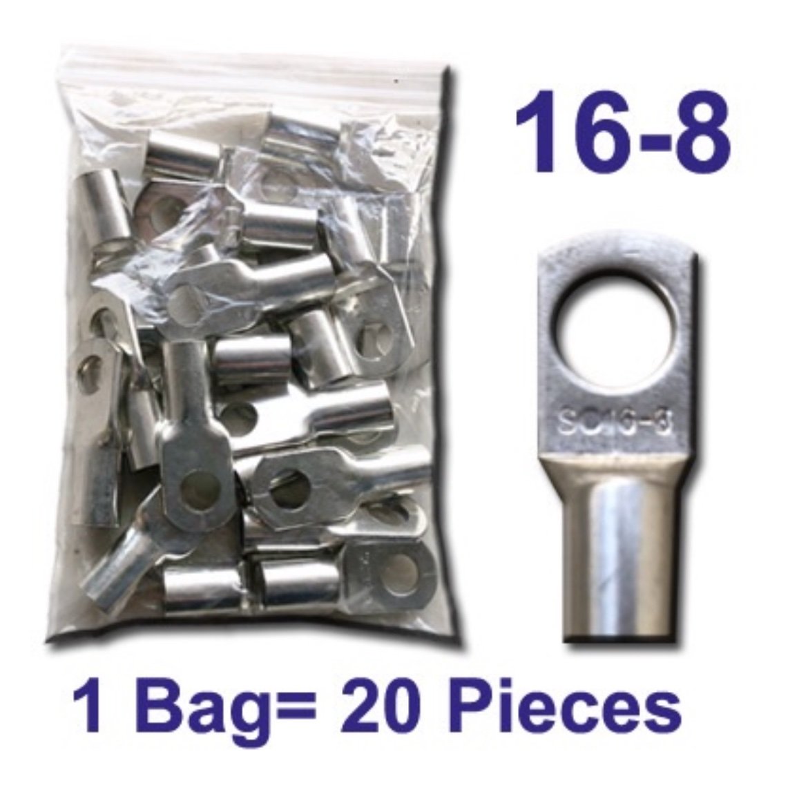 SC 16-8 Copper Cable Lugs