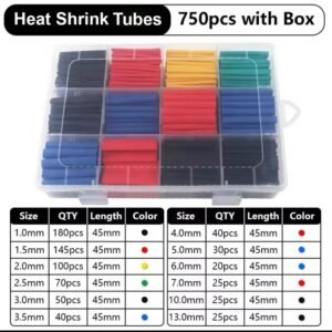 Heat Shrink Tubes Box (750 pieces)