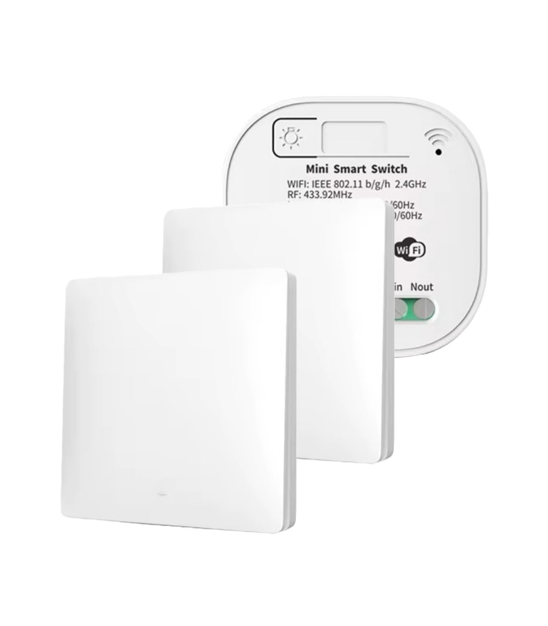 Kinetic Smart Switch – 1 Gang (2 Transmitters + 1 Receiver)