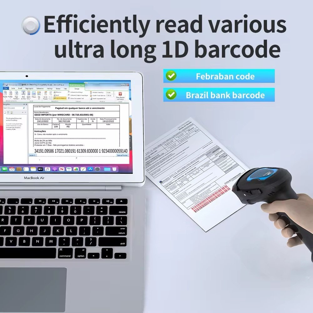 Wireless 2D CMOS Barcode Scanner / Reader - Image 5