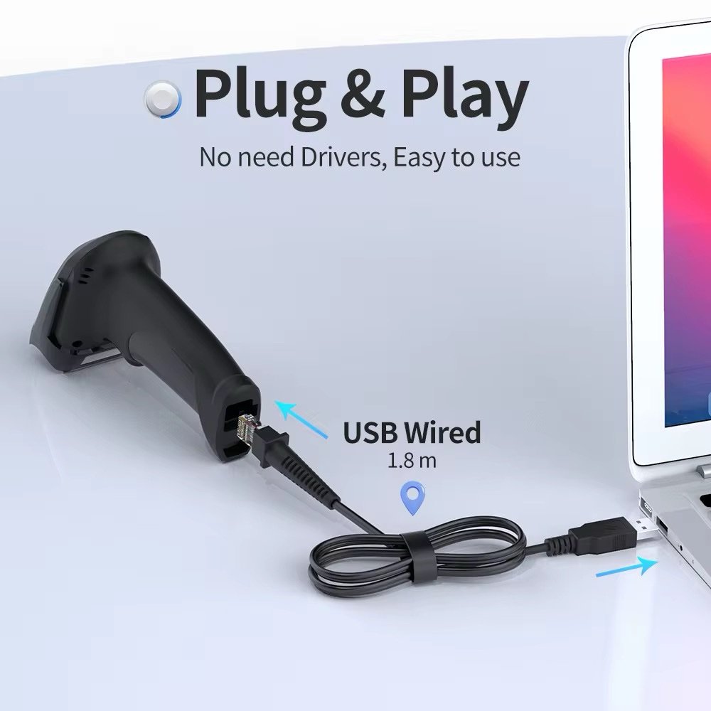 Wireless 2D CMOS Barcode Scanner / Reader - Image 6