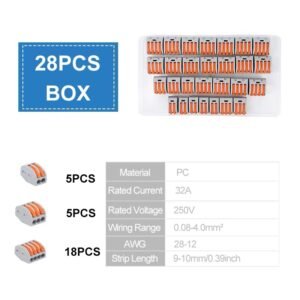 Wire Connector Kit – 28 Piece Terminal Set